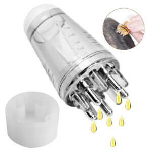 1pc Scalp Applicator Comb – Travel Portable Hair Oil Applicator Bottle