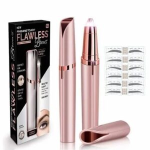 Rechargeable Flawless Eyebrow Trimmer – Painless Precision Hair Remover for Women