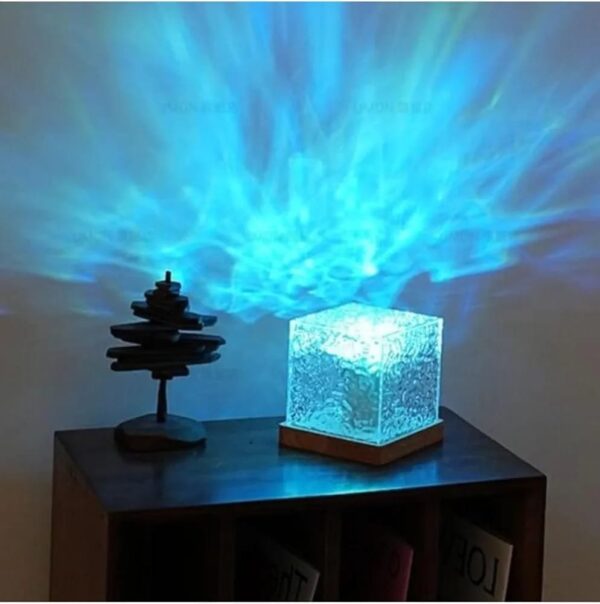USB 16-in-1 Water Pattern Night Light with Remote Control - Image 3