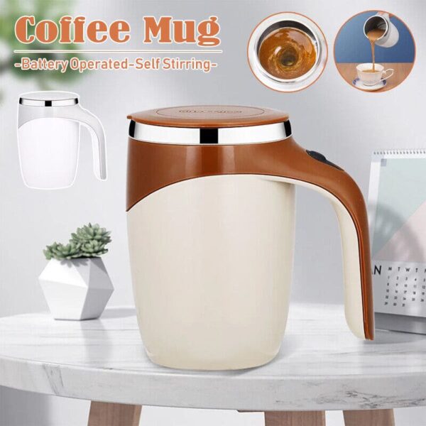 Automatic Magnetic Stirring Coffee Mug
