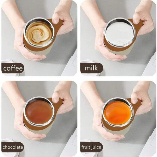 Automatic Magnetic Stirring Coffee Mug - Image 3