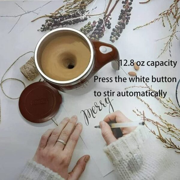 Automatic Magnetic Stirring Coffee Mug - Image 2
