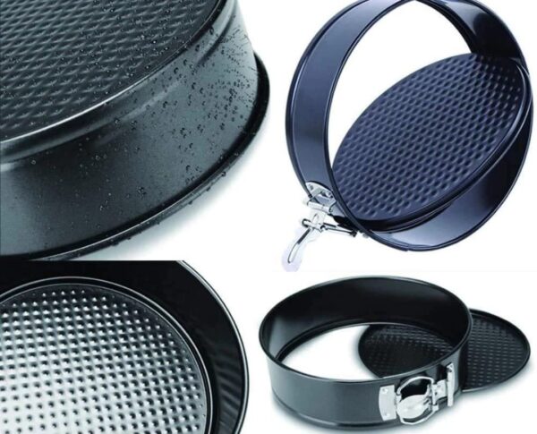 Non-Stick Cake Mould Set – 3 PCS Round Baking Pans - Image 2