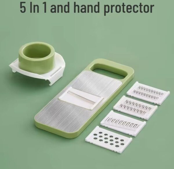 5 in 1 Vegetable, Fruit & Potato Slicer, Peeler, Dicer, Cutter & Chopper - Image 4