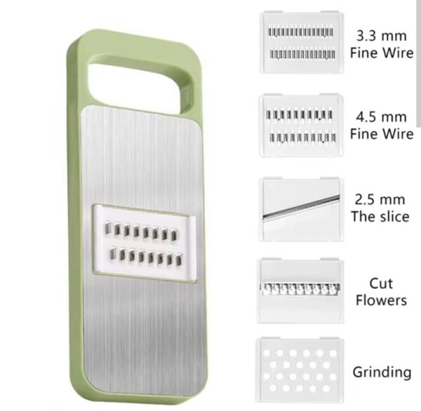 5 in 1 Vegetable, Fruit & Potato Slicer, Peeler, Dicer, Cutter & Chopper - Image 5