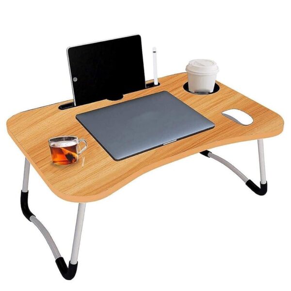Foldable Wooden Laptop Table – Portable & Multipurpose - Image 2