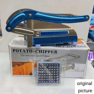 Steel Double Blade Potato Chipper – Heavy-Duty French Fry Cutter