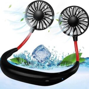 Portable Neck Fan – Hands-Free Wearable Cooling Fan