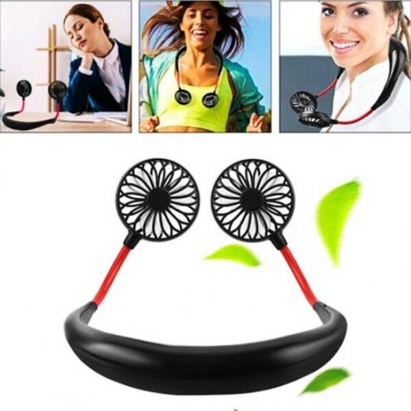 Portable Neck Fan – Hands-Free Wearable Cooling Fan - Image 5