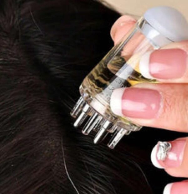 1pc Scalp Applicator Comb – Travel Portable Hair Oil Applicator Bottle - Image 2