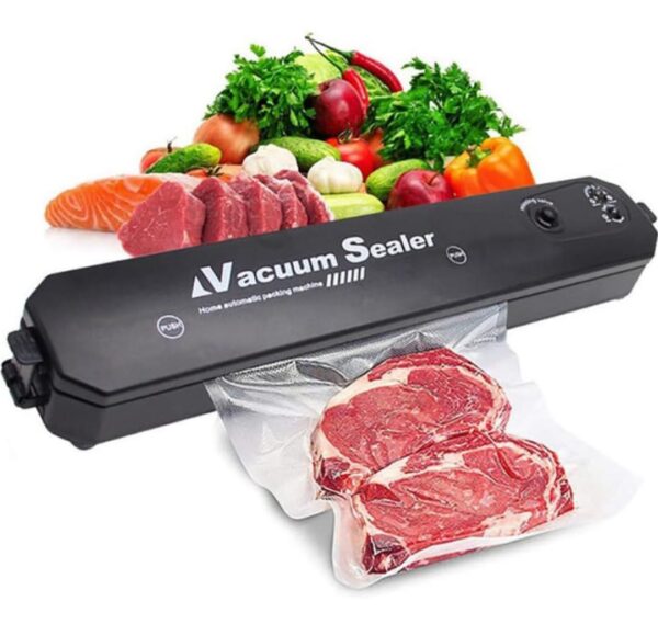 Vacuum Sealer Machine with 10 Bags – Food Preservation & Storage System