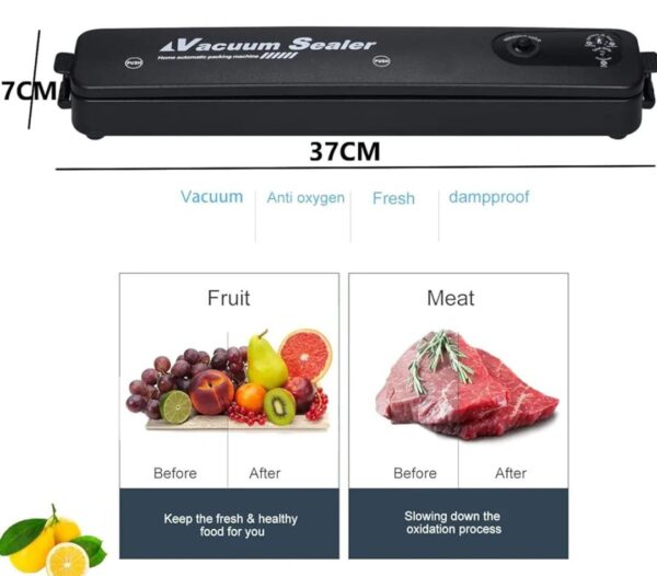 Vacuum Sealer Machine with 10 Bags – Food Preservation & Storage System - Image 4