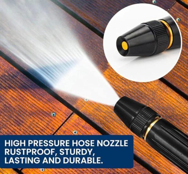 High Pressure Metal Water Spray Gun – Garden Hose Nozzle with Jet & Mist Modes - Image 4