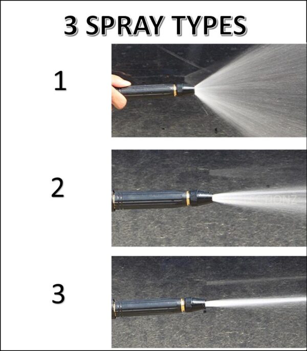High Pressure Metal Water Spray Gun – Garden Hose Nozzle with Jet & Mist Modes - Image 5