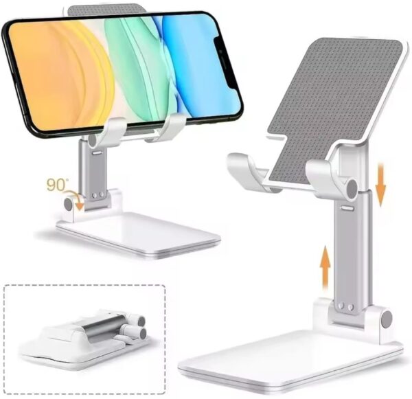 Foldable Mobile Phone Holder Stand – Universal & Adjustable