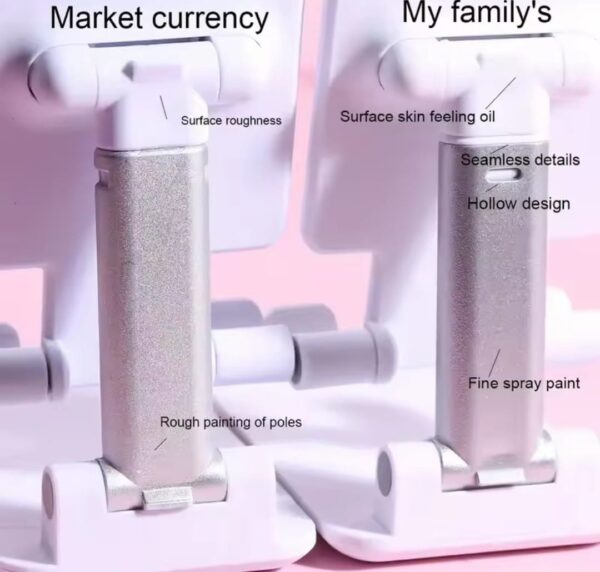 Foldable Mobile Phone Holder Stand – Universal & Adjustable - Image 2