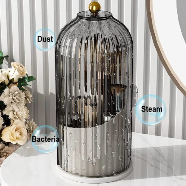 Cosmo Spin Brush Holder – 360° Rotating Makeup Brush Organizer - Image 5
