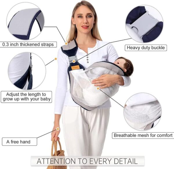 Ergonomic Newborn Baby Carrier Wrap Strap for Nursing - Image 2
