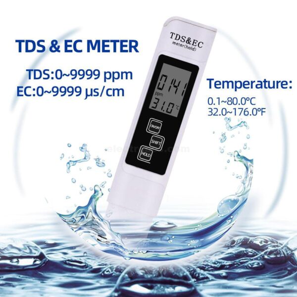 Digital TDS Water Quality Tester – Drinking Water Purity Meter - Image 3