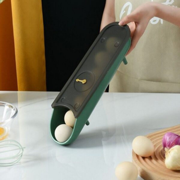 Automatic Rolling Egg Storage Box with Date Record – 1 Pc - Image 4
