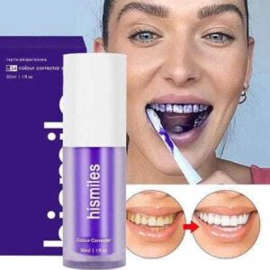 Hismile V34 Colour Corrector Serum – Purple Teeth Whitening (30ml)