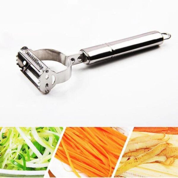 Multicolor Stainless Steel Grater & Multi-Function Fruit Peeler