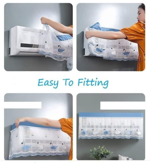 Dust-Proof AC Cover | Protective Indoor Unit Cover - Image 4