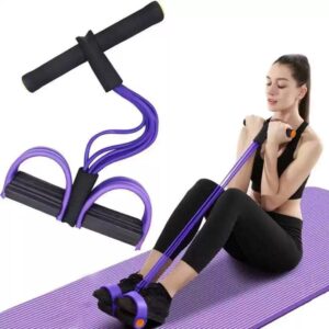 Rubber Pull Tummy Trimmer | Waist & Abs Exerciser for Men and Women