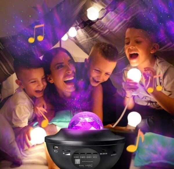 Galaxy Star Projector with Bluetooth Music & Ocean Wave Effects - Image 2
