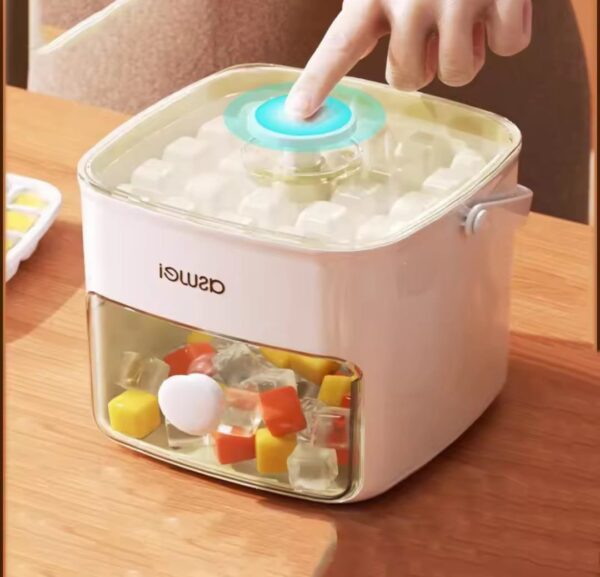 Icebox with Storage & Tong – Portable Ice Container for Home & Parties - Image 2