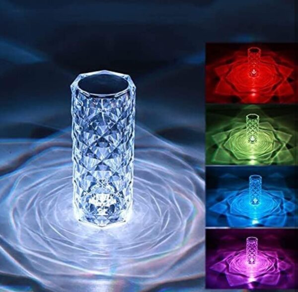 Crystal Diamond Table Lamp