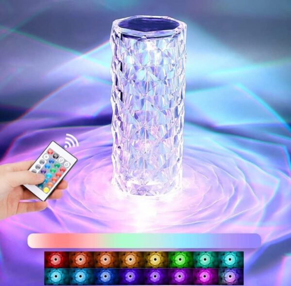 Crystal Diamond Table Lamp - Image 5