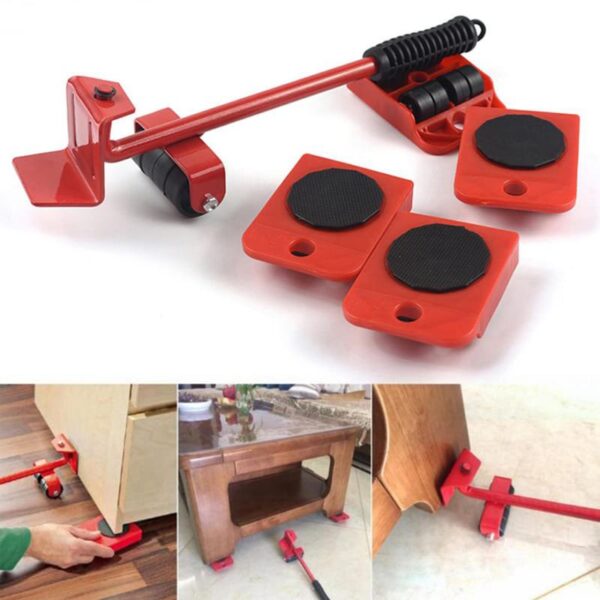 Furniture Lift Mover Tool Set – Heavy-Duty Furniture Movers with Wheels