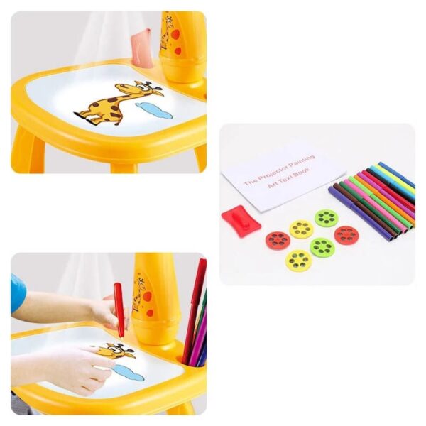 Creative LED Drawing Projector Table Toy for Kids - Image 2