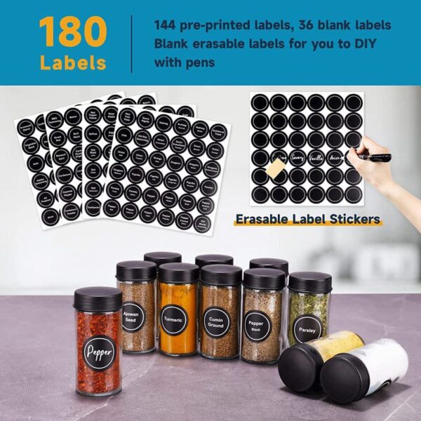 360° Rotating Ferris Wheel Spice Rack – 18 Jar Organizer Set - Image 2