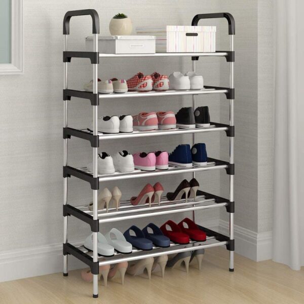 6-Layer Steel Shoe Rack Shelf Storage Organizer - Image 3