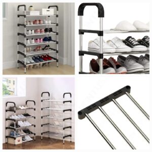 6-Layer Steel Shoe Rack Shelf Storage Organizer