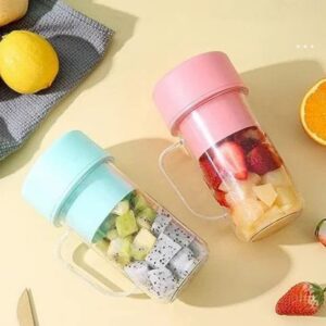 Portable Fruit Blender Cup – USB Rechargeable Smoothie Maker