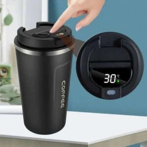Smart Thermal Coffee Mug with LED Temperature Display