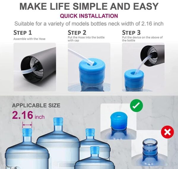 Tap USB Water Pump Both Buttons Working - Image 4