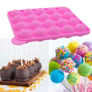 Silicone Lollipop Mold with Sticks
