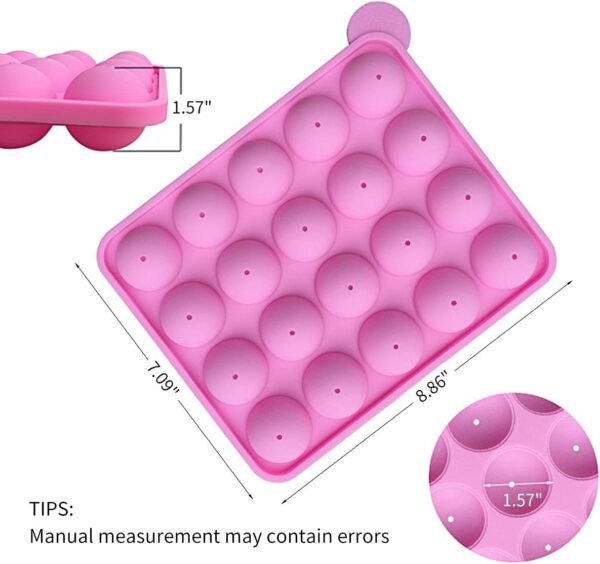 Silicone Lollipop Mold with Sticks - Image 3