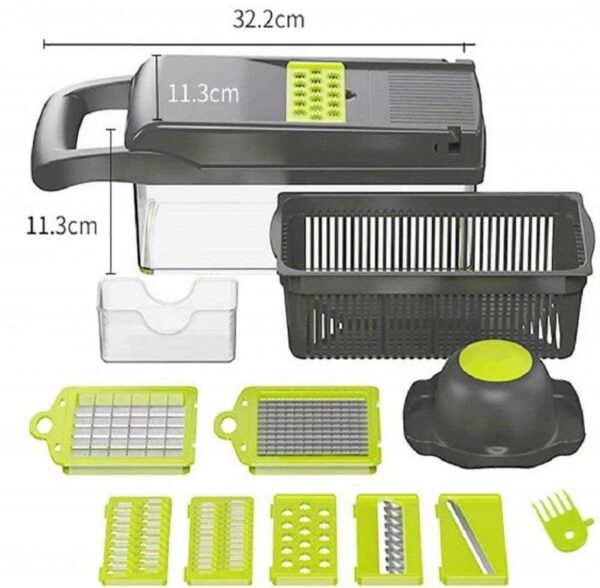 Nicer Dicer Plus 14-in-1 Vegetable Cutter & Fruit Slicer - Image 2