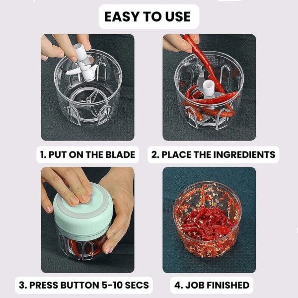 Rechargeable Mini Food Chopper - Image 5