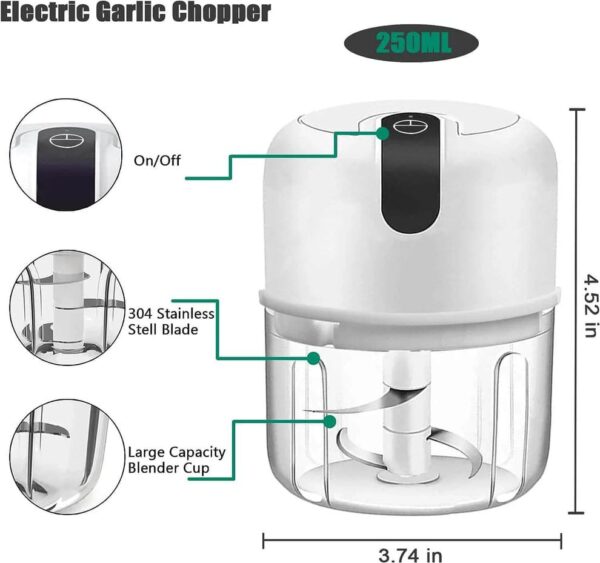 Rechargeable Mini Food Chopper - Image 2