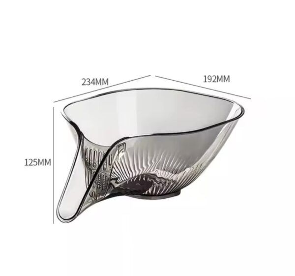Multipurpose Drainage Vegetable/Fruits Acrylic Kitchen Basket - Image 5