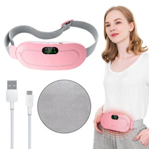 Electric Period Cramp Massager – Portable Heat & Vibration Therapy for Menstrual Pain Relief