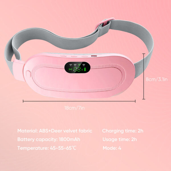 Electric Period Cramp Massager – Portable Heat & Vibration Therapy for Menstrual Pain Relief - Image 5